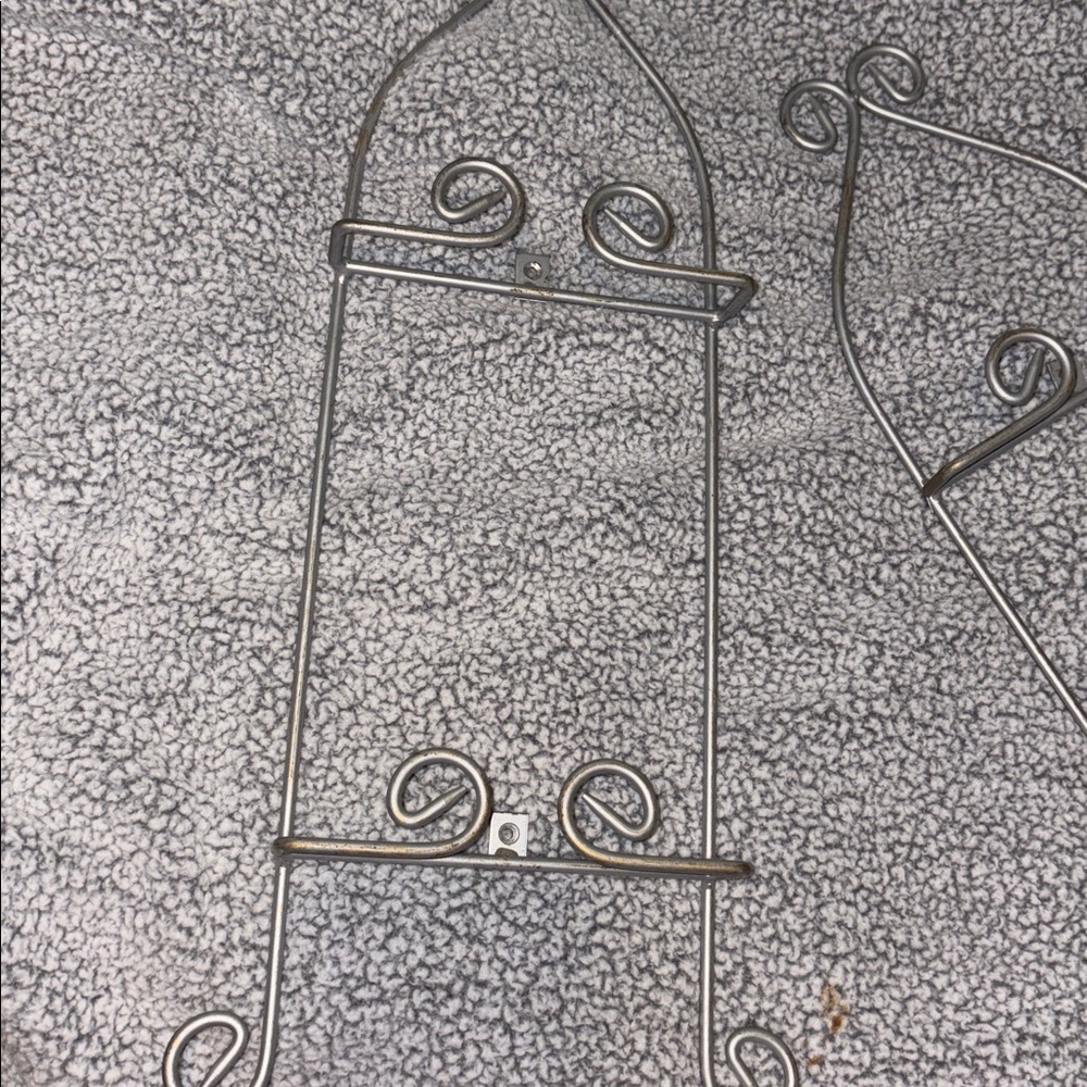 Wrought iron wall hanging Double plate holders (Pair). NOT JUST FOR the Kitchens